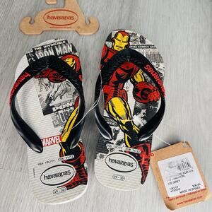 Iron Man - Havaianas & Marvel Comics Size 13/1FlipFlops Sandals NWT